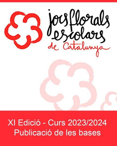 XI Jocs Florals 2024 Convocatòria bases i inscripció a CRP Servei