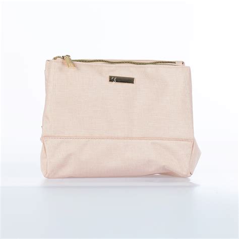 Shop Our New Season Range Bed Bath Beyond NZ Mood Multi Compartment Makeup Bag Nude Blush