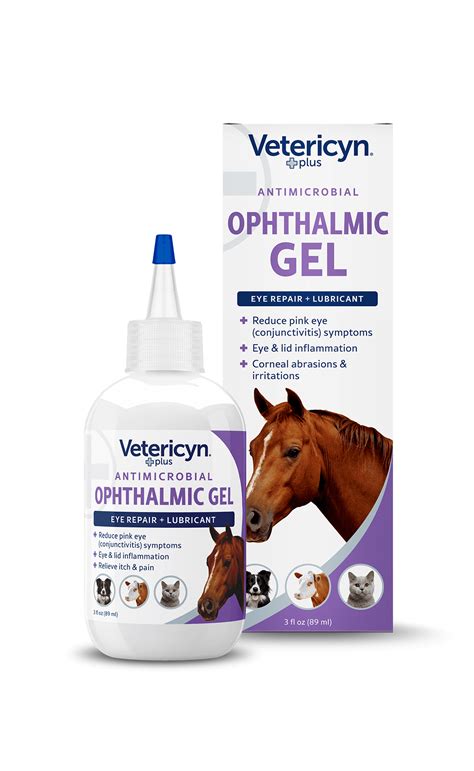 Vetericyn Plus Ophthalmic Gel Eye Care For Dogs Cats Horses And All