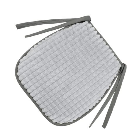 Подушка на стул Галета/Подушка для стула Плюш 38х40 см, плюш, цвет ...