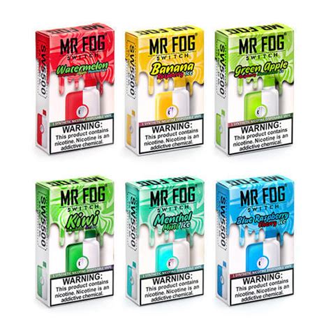 Mr Fog Switch Disposable Vape 5500pf 10pk Down South Distro