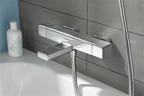 Ecostat E Bath Mixers Designed To Run 2 Outlets Chrome Item No 15774000 Hansgrohe Uk