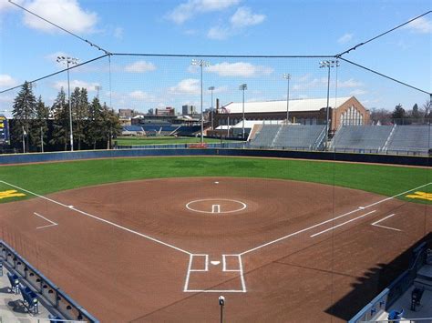 Alumni Field Home To Michigan Softball With The New Outfield Turf