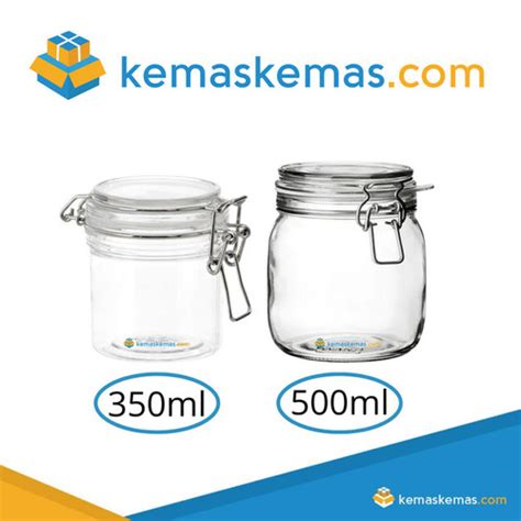 Jual Toples Kaca Kue Hermetico Daisy Glass Jar Kedap Udara Premium