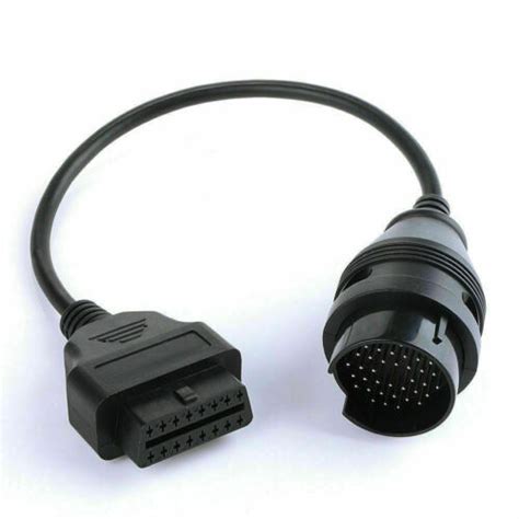 38pin Obd1 16pin Obd2 Diagnose Adapter Stecker Mercedes W124 W140 W202 W210 0b10 Ebay