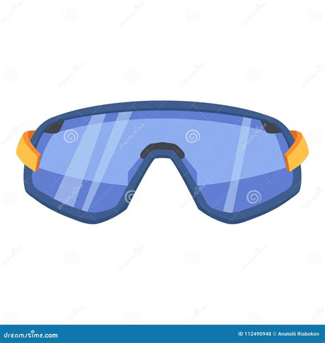 Icono De Las Gafas De Sol Estilo Plano Ilustración del Vector