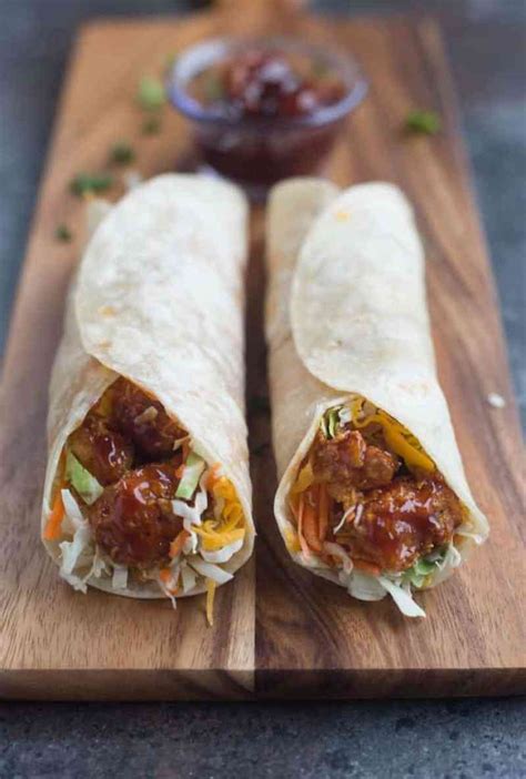 Honey Bbq Chicken Wraps