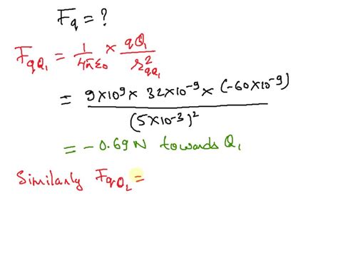 Solved If A 30 Mmb 40 Mm Q1 60 Nc Q2 80 Nc And Q 32 Nc In The Figure What Is