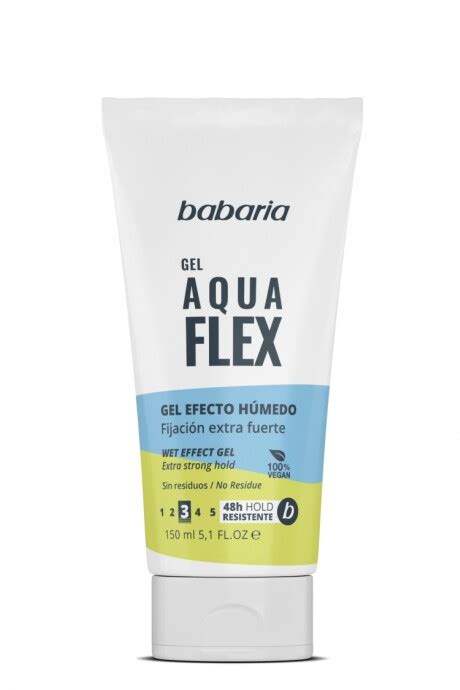 Gel Fijador De Pelo Babaria X Ml Aqua Flex Efecto H Medo Zuria