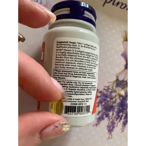 Витамин Д3 Now Foods Vitamin D3, 5000 IU, 120 капсул купить в Москве по ...