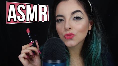 Asmr Aplicando Batom E Gloss Sons De Boca E Tampinha Lipgloss