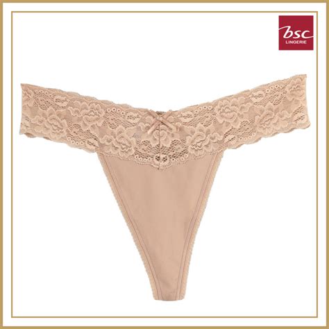 BSC Lingerie G Sting Panty กางเกงชนใน ทรงจสตรง สเบจ BU8620 BE Shopee Thailand