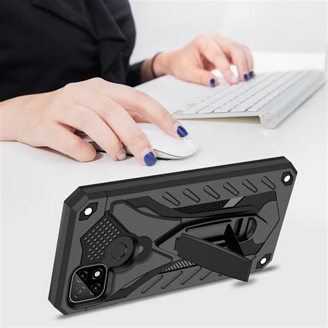 พร้อมส่ง Case Realme C21 เรียวมี เคสหุ่นยนต์ Robot ไฮบริด มีขาตั้ง กัน ...