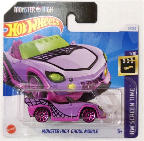 HOT WHEELS MONSTER HIGH GHOUL MOBILE HRY45 HW Screen Time 2024 074299057854 Cena Opinie