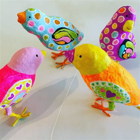 Paper Mache Birds Artofit