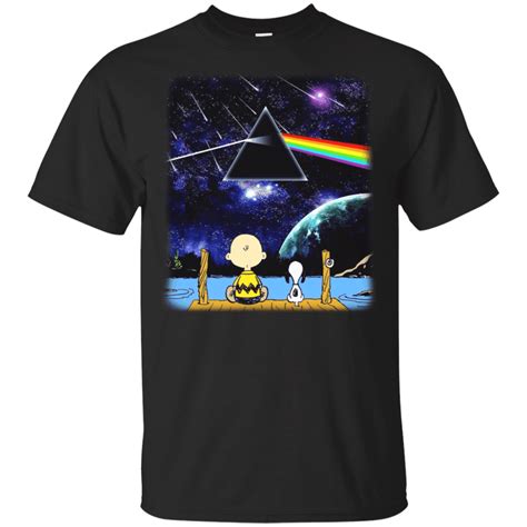 Pink Floyd Snoopy Peanut Dark Side Of The Moon Fan Gift T Shirt