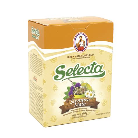 Чай Мате (Матэ, Йерба, Yerba mate) Selecta Siempre, 250 гр. - купить с ...