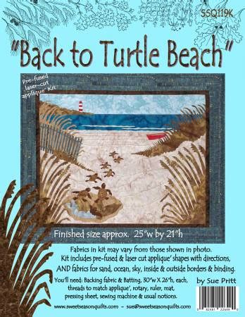 Back To Turtle Beach Kit Sweet Season Quilts