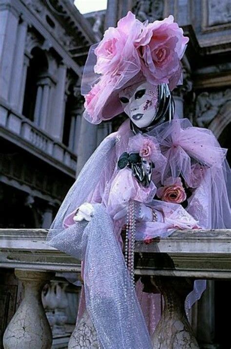 Masquerade Love Pink Mask Carnival Dress Beautiful Costumes