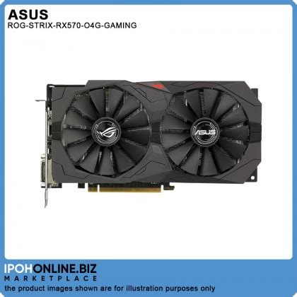 Asus Strix Radeon RX 570 4GB GDDR5 OC Edition DVI HDMI With Aura Sync ...