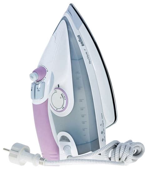 Утюг Braun TexStyle 7 TS755, белый/серый/розовый — купить в интернет ...