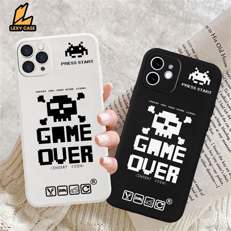 Jual Case Game Over Cute Keren Unik SM122 Infinix Smart 4 5 6 Hot 9 10 11 12 Play Note 12 Casing