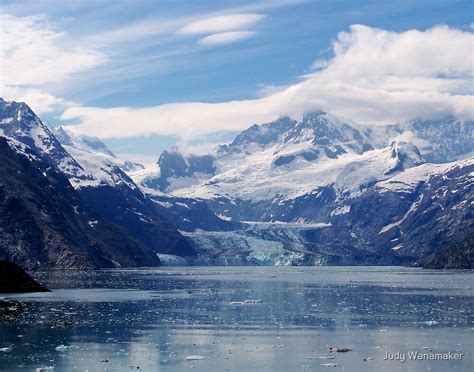 "Alaska - Johns Hopkins Glacier" by Judy Wanamaker | Redbubble