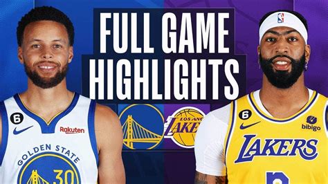 Golden State Warriors Vs Los Angeles Lakers Full Game Highlights Mar