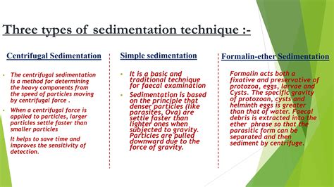 Concentration Techniques For Stool Examination Pptx