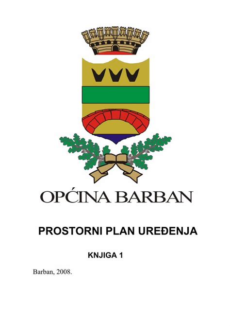 PDF PROSTORNI PLAN UREĐENJA DOKUMEN TIPS