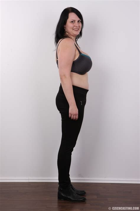 Beautiful Fat Babe Wearing Black And Gray C XXX Dessert Picture