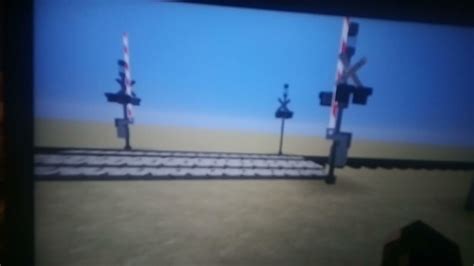 Minecraft Railroad Crossing Youtube