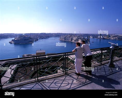 Grand Harbour Valletta Malta Stock Photo - Alamy