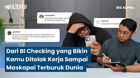 Dari Bi Checking Yang Bikin Kamu Ditolak Kerja Sampai Maskapai Terburuk