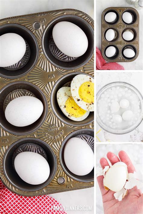 Easy Oven Hard Boiled Eggs - Family Dinners