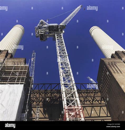 Battersea Power Station chimneys Stock Photo - Alamy