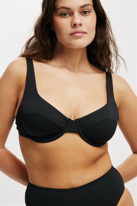 Underwire Balconette Bikini Top