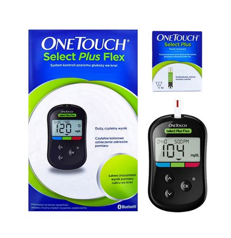 Glukometr One Touch Select Plus Flex + 60 pasków (4030841006103) • Cena ...