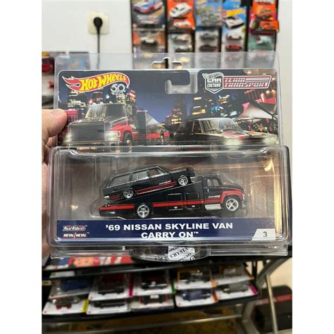 Hot Wheels Team Transport Advan Nissan Skyline Van Carry On Shopee Malaysia