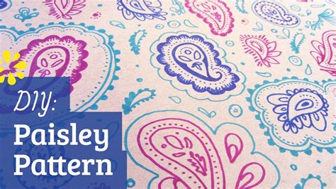 How To Make Paisley Pattern Youtube