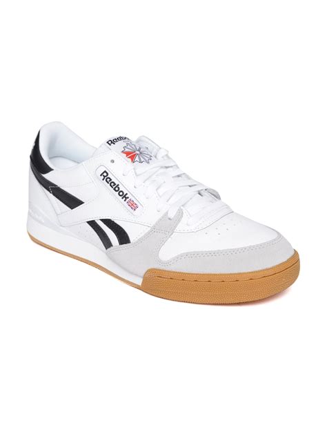 Buy Reebok Classic Men White And Grey Leather Phase 1 Pro Mu