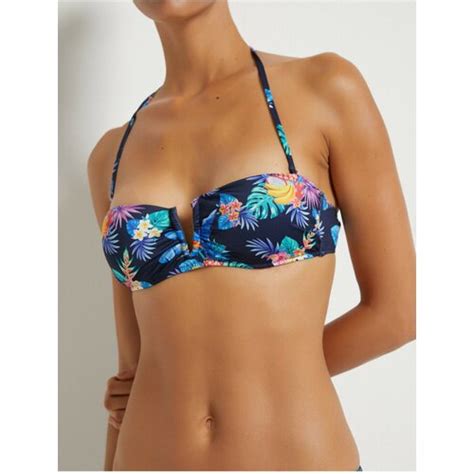 Koton Bikini Top Multi Color Tropical EPonuda