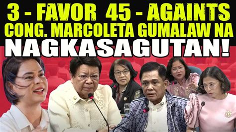 Cong Dante Marcoleta Gumalaw Na Favor Againts Ipasa Ang