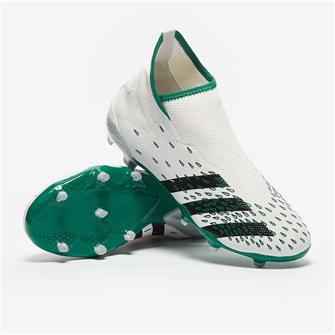 Adidas Predator Freak Laceless Fg Crystal White Core Black Sub