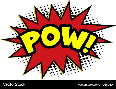 Isolated comic onomatopoeia Royalty Free Vector Image