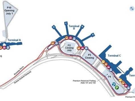 LaGuardia Airport Terminal B Map