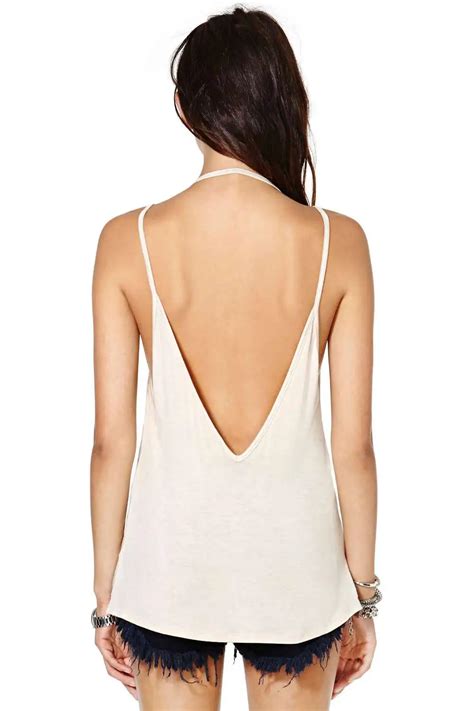 Tank Top Seksi Gadis Seksi Desain Baru Spaghetti Warna Putih Buy Hot Gadis Seksi Tank Top