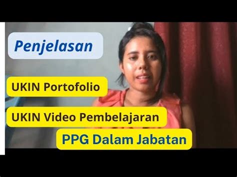 UKIN Portofolio Dan UKIN Video Pembelajaran PPG Daljab YouTube