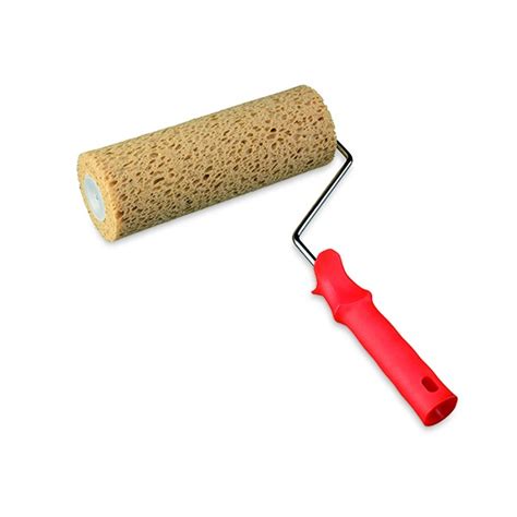 Aerated Texture Sponge Paint Roller With Handle For Sponge Effect