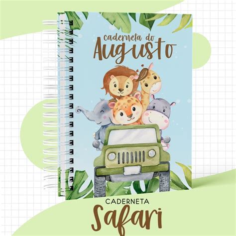 Kit Caderneta De Vacina O Livro Do Beb Safari Menino Shopee Brasil